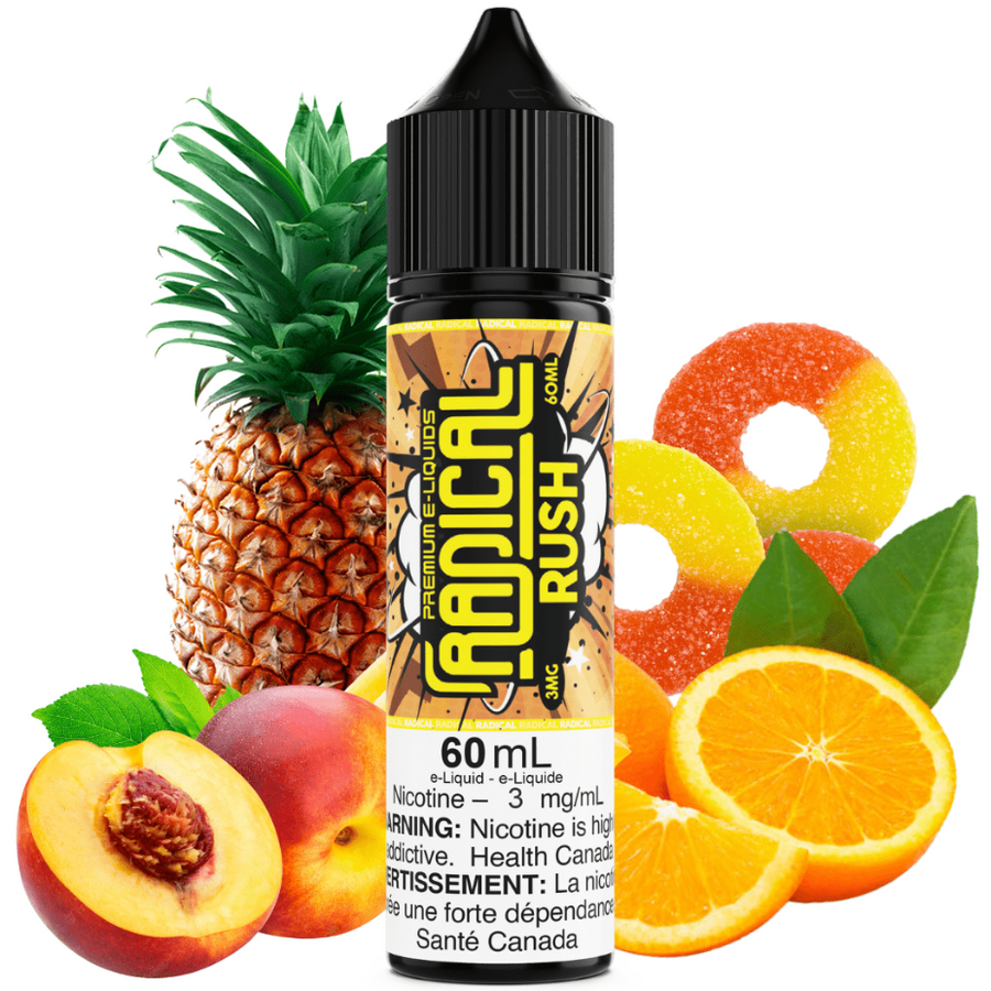 Rush By Radical E-Liquid 60ml / 3mg Airdrie Vape SuperStore and Bong Shop Alberta Canada