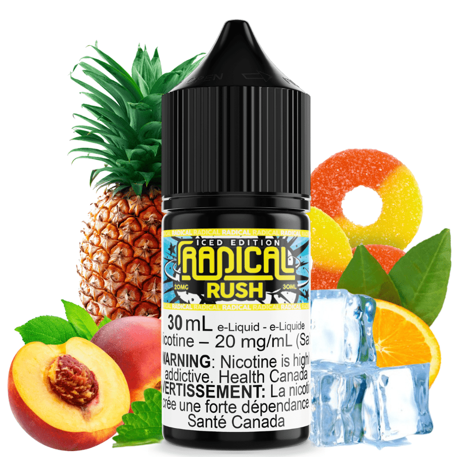 Rush Ice Salt Nic By Radical E-Liquid 12mg Airdrie Vape SuperStore and Bong Shop Alberta Canada