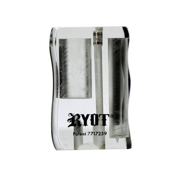 RYOT Acrylic Poker Dugout w/ Matching Bat-Shorties Clear Airdrie Vape SuperStore and Bong Shop Alberta Canada