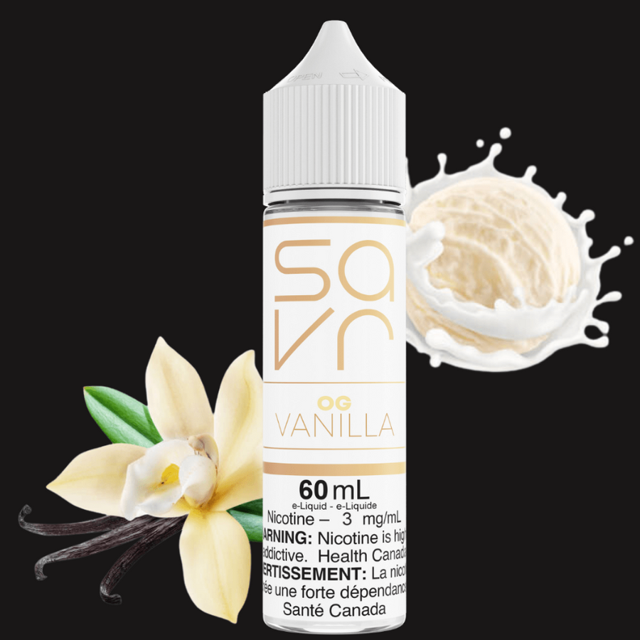 Savr E-Liquid OG Vanilla by Savr E-Liquid OG Vanilla by Savr E-Liquid- Airdrie Vape Superstore and Bong Shop