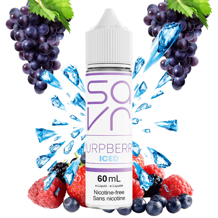 Savr E-Liquid Purpberry Ice by Savr E-Liquid 60mL / 3mg Purpberry Ice by Savr E-Liquid-Airdrie Vape Superstore and Bong Shop