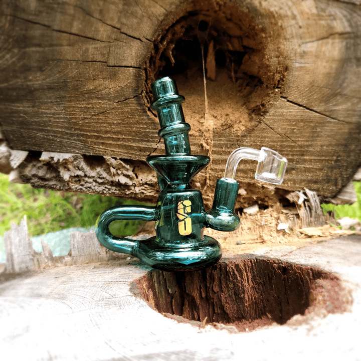 Shatter'd Glass-Mini Recycler 5" Airdrie Vape SuperStore and Bong Shop Alberta Canada