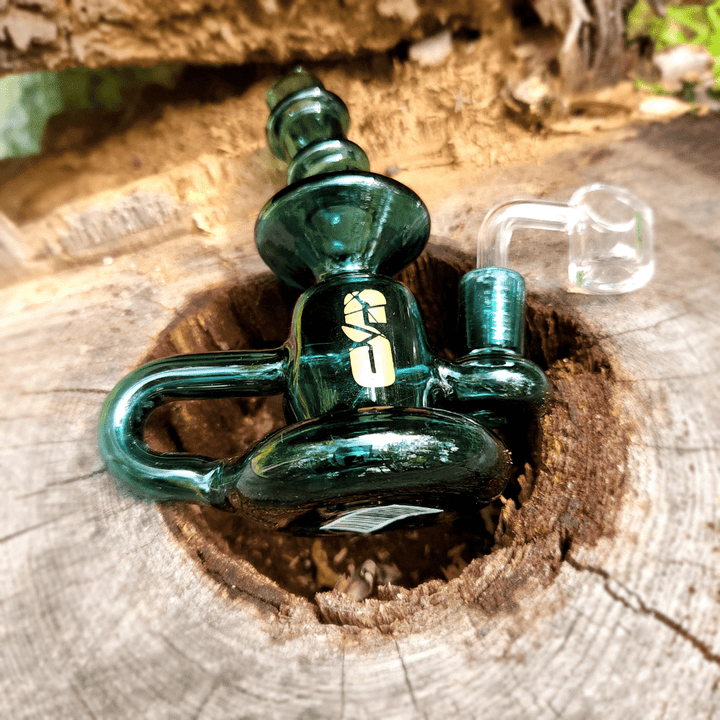 Shatter'd Glass-Mini Recycler 5" Airdrie Vape SuperStore and Bong Shop Alberta Canada