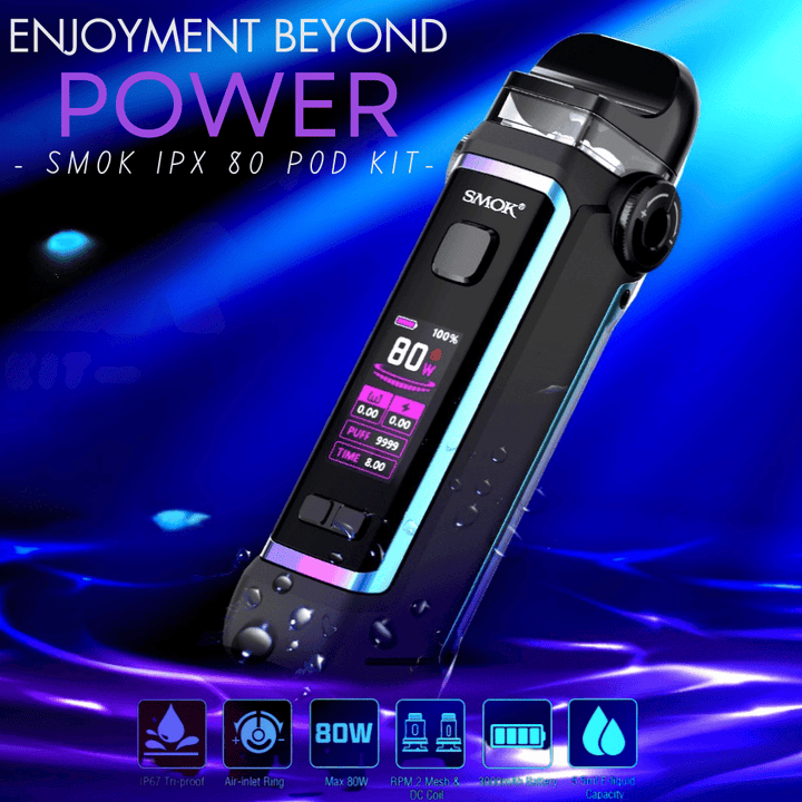 Smok IPX 80 Pod Kit-80W Airdrie Vape SuperStore and Bong Shop Alberta Canada