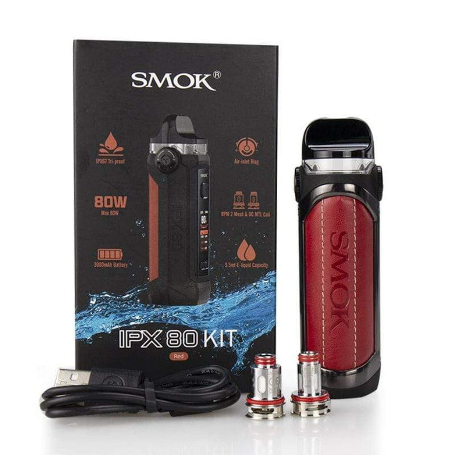 Smok IPX 80 Pod Kit-80W Red Airdrie Vape SuperStore and Bong Shop Alberta Canada