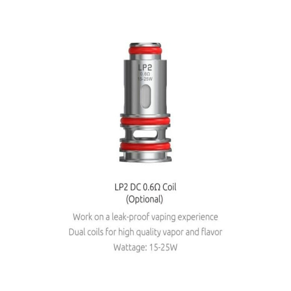Smok LP2 Replacement Coils-5/pk LP2 DC 0.6ohm MTL Airdrie Vape SuperStore and Bong Shop Alberta Canada