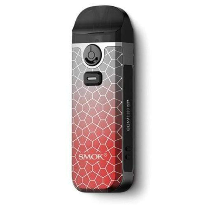 Smok Nord 4 Vape Pod Kit-80W Red Grey Armour Airdrie Vape SuperStore and Bong Shop Alberta Canada