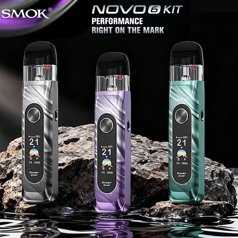Smok Novo 6 Pod Kit-1700mAh in Alberta - Airdrie Vape SuperStore & Bong Shop Smok Novo 6 Pod Kit-1700mAh in Alberta - Airdrie Vape SuperStore & Bong Shop