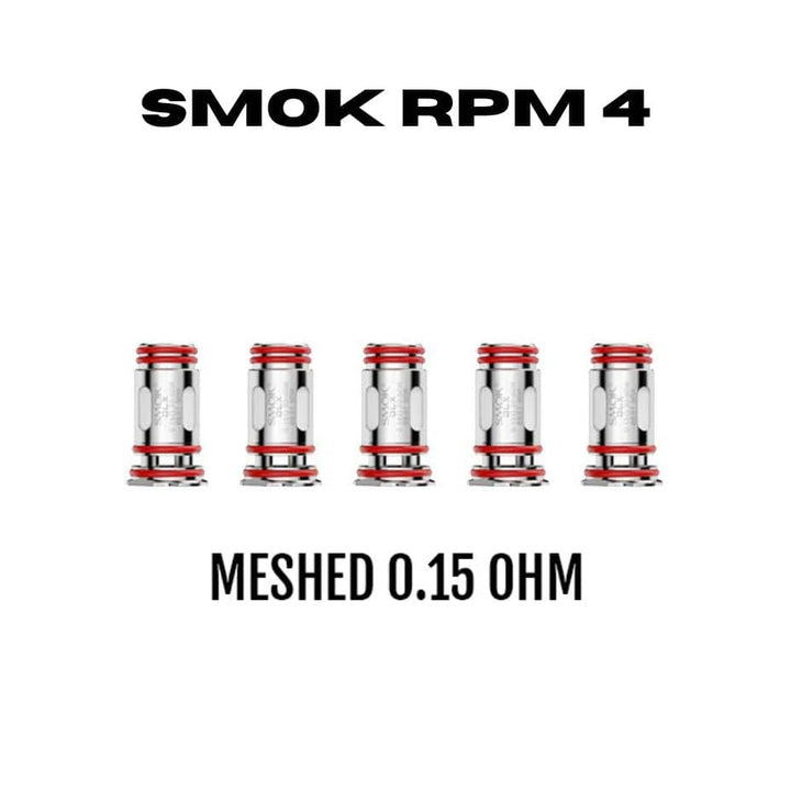 Smok RPM 4 Replacement Coils-5pk 0.15Ω (30-60W) Airdrie Vape SuperStore and Bong Shop Alberta Canada
