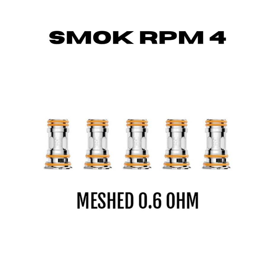 Smok RPM 4 Replacement Coils-5pk 0.6Ω (10-30W) Airdrie Vape SuperStore and Bong Shop Alberta Canada