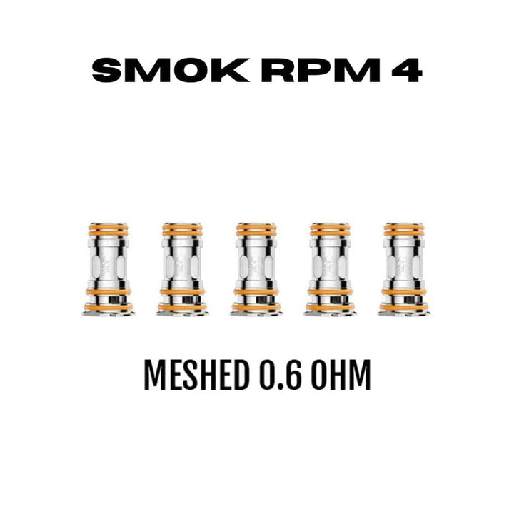 Smok RPM 4 Replacement Coils-5pk 0.6Ω (10-30W) Airdrie Vape SuperStore and Bong Shop Alberta Canada