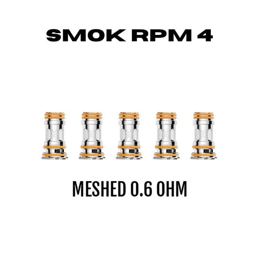 Smok RPM 4 Replacement Coils-5pk 0.6Ω (10-30W) Airdrie Vape SuperStore and Bong Shop Alberta Canada