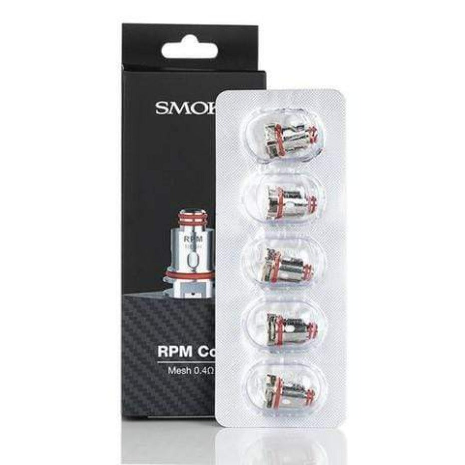 Smok RPM Coils-5/pkg Mesh 0.4 Airdrie Vape SuperStore and Bong Shop Alberta Canada