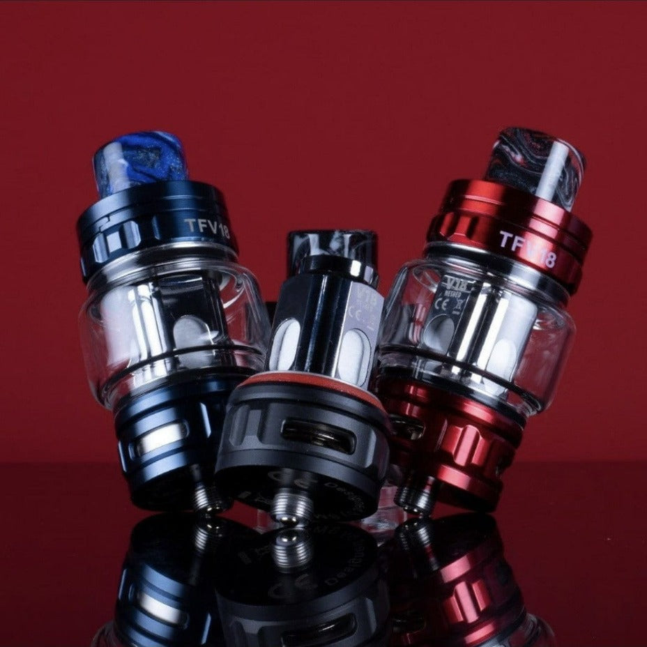 Smok TFV18 Mesh Sub-Ohm Tank Airdrie Vape SuperStore and Bong Shop Alberta Canada