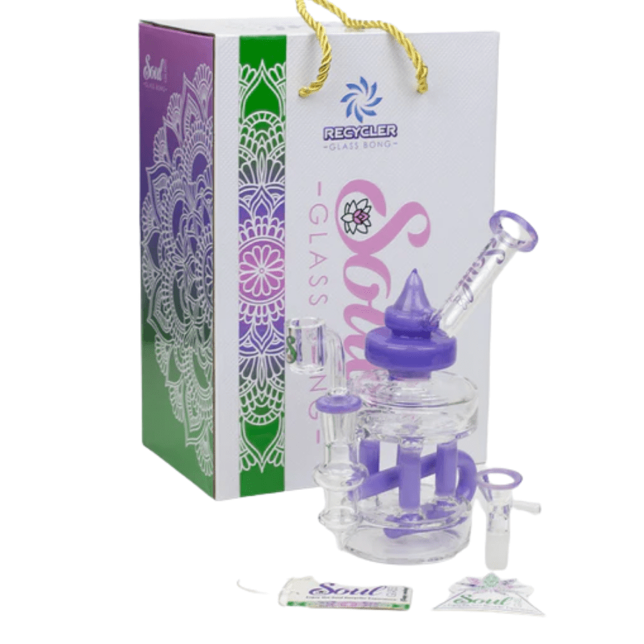 SOUL Glass 2-in-1 Double Deck Recycler-7" Airdrie Vape SuperStore and Bong Shop Alberta Canada