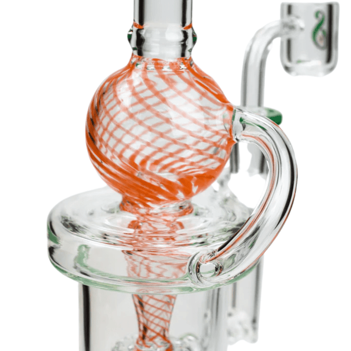 Soul Glass 2in1 Recycler w/ Drum Perc 9" Airdrie Vape SuperStore and Bong Shop Alberta Canada