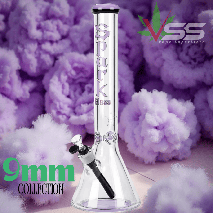 Spark 9mm Logo Beaker Bong-18" Airdrie Vape SuperStore and Bong Shop Alberta Canada
