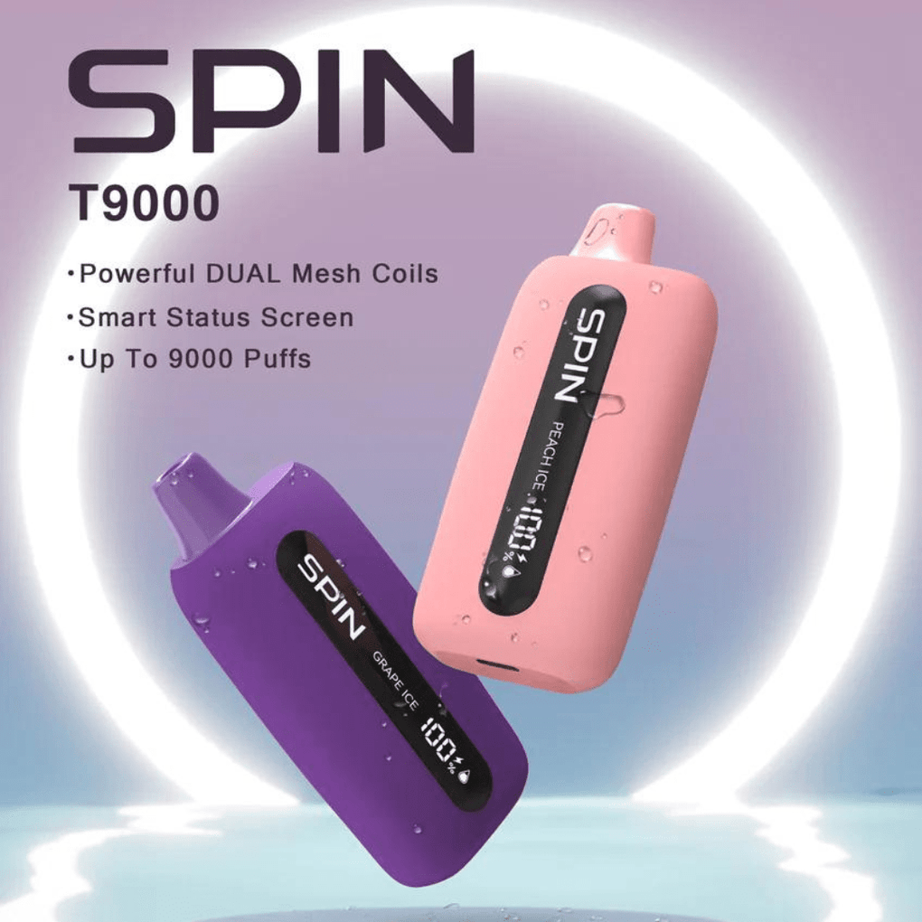 Spin Vape T9000 Disposable Vape-Airdrie Vape SuperStore & Bong Shop Alberta, Canada