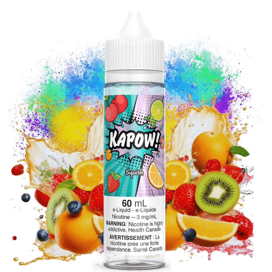 Squish by Kapow E-liquid 60ml / 3mg Airdrie Vape SuperStore and Bong Shop Alberta Canada