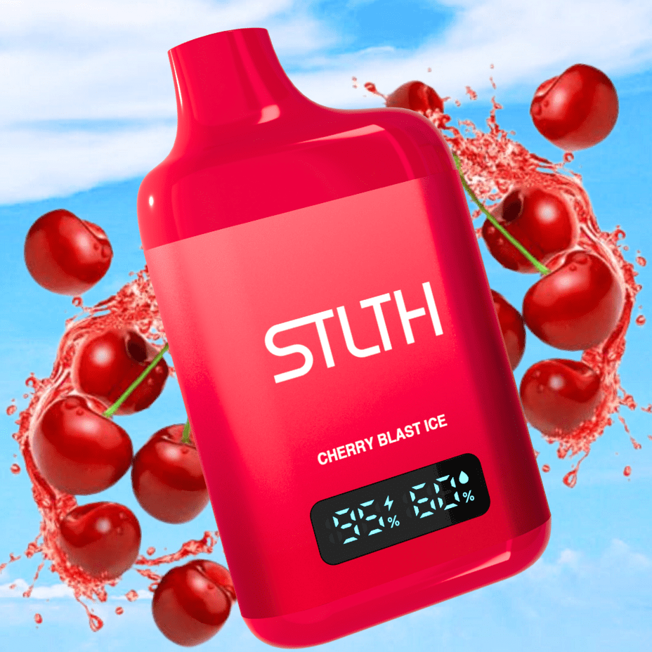 STLTH Eco Box Disposable Vape - Cherry Blast Ice 10mL / 20mg Airdrie Vape SuperStore and Bong Shop Alberta Canada