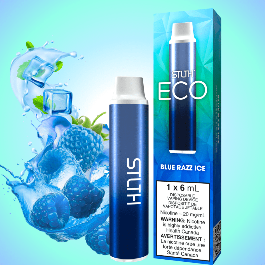 STLTH Eco Disposable Vape - Blue Razz Ice