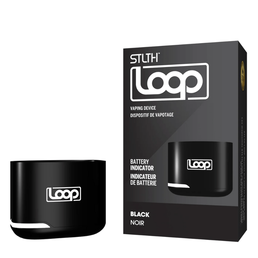 STLTH Loop Closed Pod Device 600mAh / Black Airdrie Vape SuperStore and Bong Shop Alberta Canada