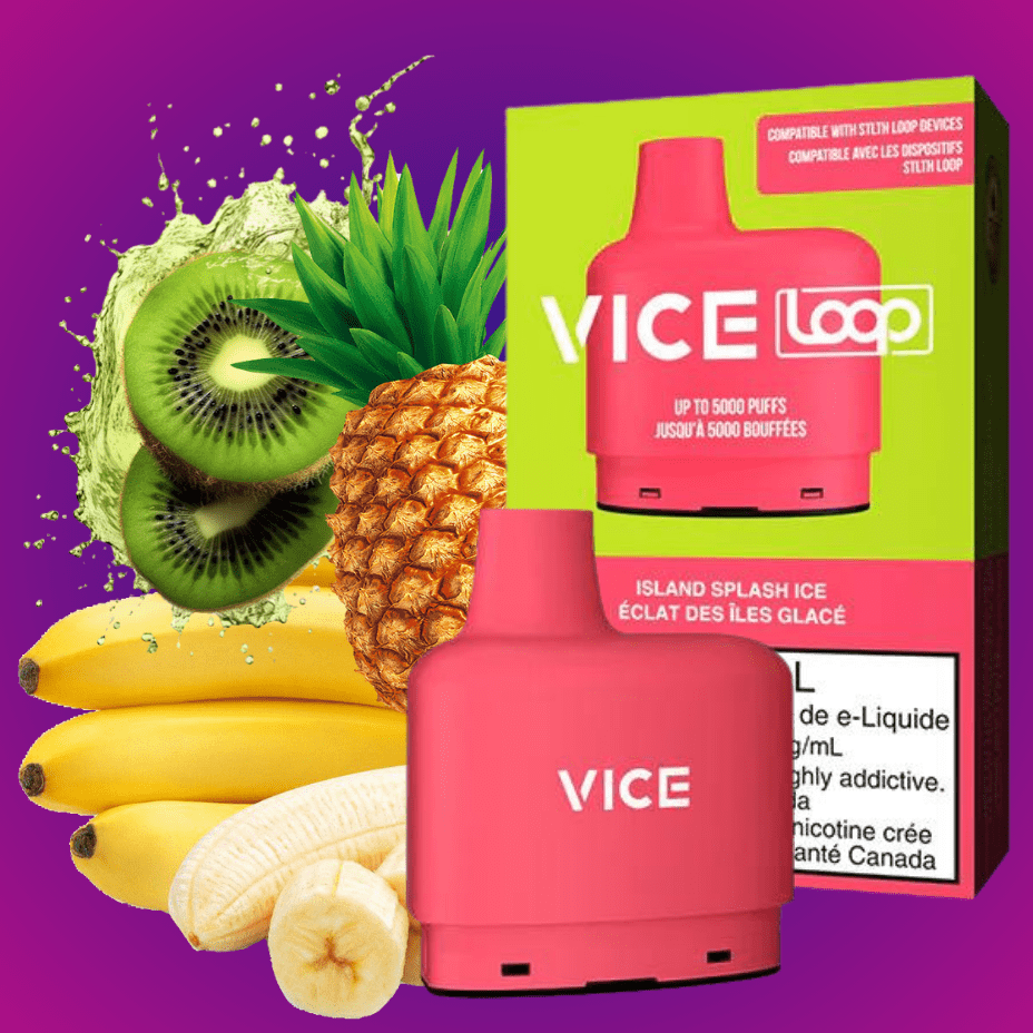 STLTH Loop Vice Pods-Island Splash Ice 20mg / 5000Puffs Airdrie Vape SuperStore and Bong Shop Alberta Canada