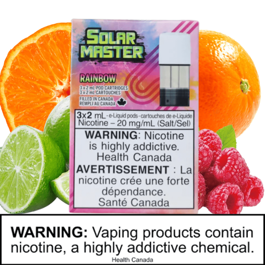 STLTH Pod-Solar Master Rainbow Airdrie Vape SuperStore and Bong Shop Alberta Canada