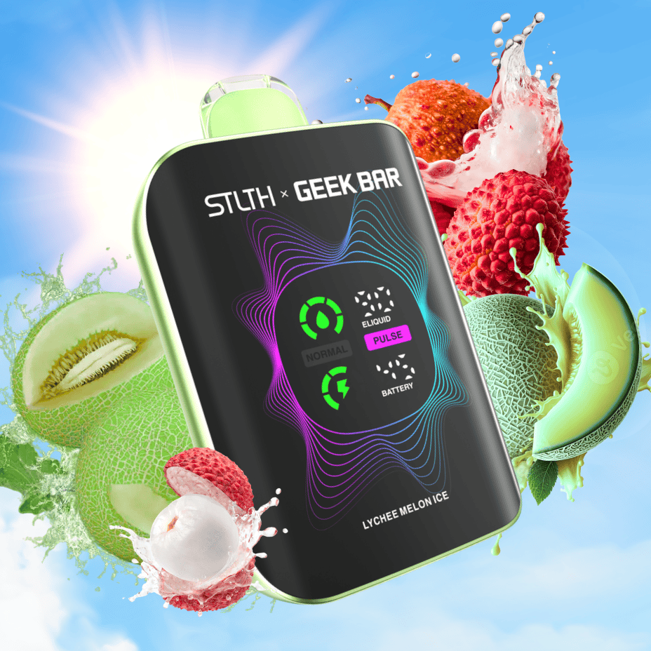 STLTH x Geek Bar 80K Disposable Vape - Lychee Melon Ice 80000 Puffs / 20mg Airdrie Vape SuperStore and Bong Shop Alberta Canada