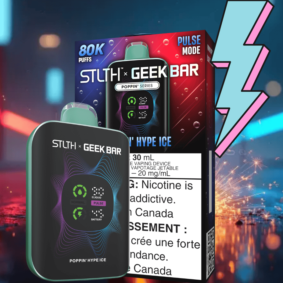 STLTH x Geek Bar 80K Disposable Vape - Poppin' Hype Ice 80000 Puffs / 20mg Airdrie Vape SuperStore and Bong Shop Alberta Canada