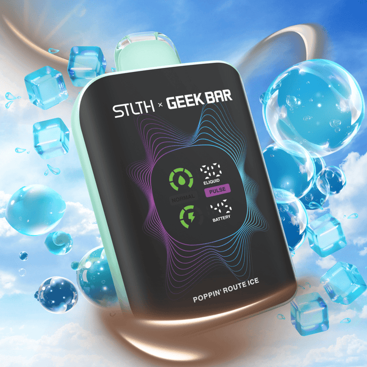 STLTH x Geek Bar 80K Disposable Vape - Poppin' Route Ice 80000 Puffs / 20mg Airdrie Vape SuperStore and Bong Shop Alberta Canada