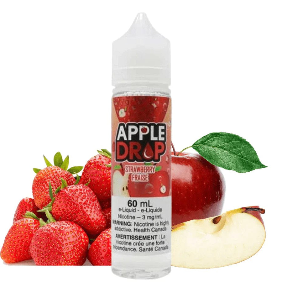 Strawberry by Apple Drop E-Liquid 0mg / 60ml Airdrie Vape SuperStore and Bong Shop Alberta Canada