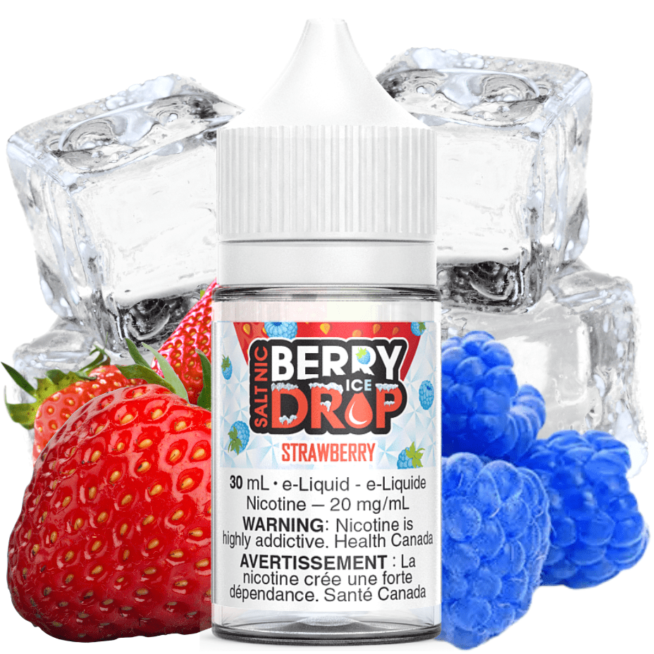 Strawberry Ice Salt by Berry Drop E-Liquid 30ml / 12mg Airdrie Vape SuperStore and Bong Shop Alberta Canada