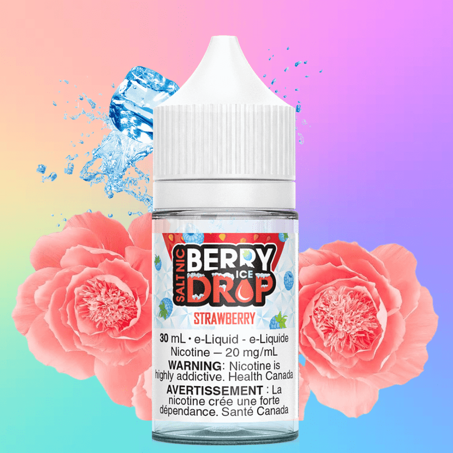 Strawberry Ice Salt by Berry Drop E-Liquid Airdrie Vape SuperStore and Bong Shop Alberta Canada