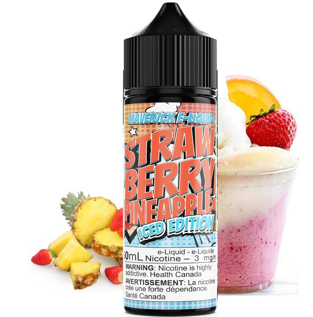 Strawberry Pineapple Iced by Maverick E-Liquid 60ml / 3mg Airdrie Vape SuperStore and Bong Shop Alberta Canada
