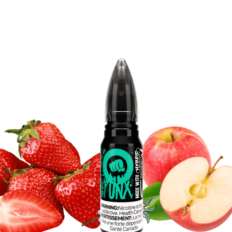 Strawberry & Pink Apple Hybrid Salts By Riot Punx E-Liquid 5mg Airdrie Vape SuperStore and Bong Shop Alberta Canada