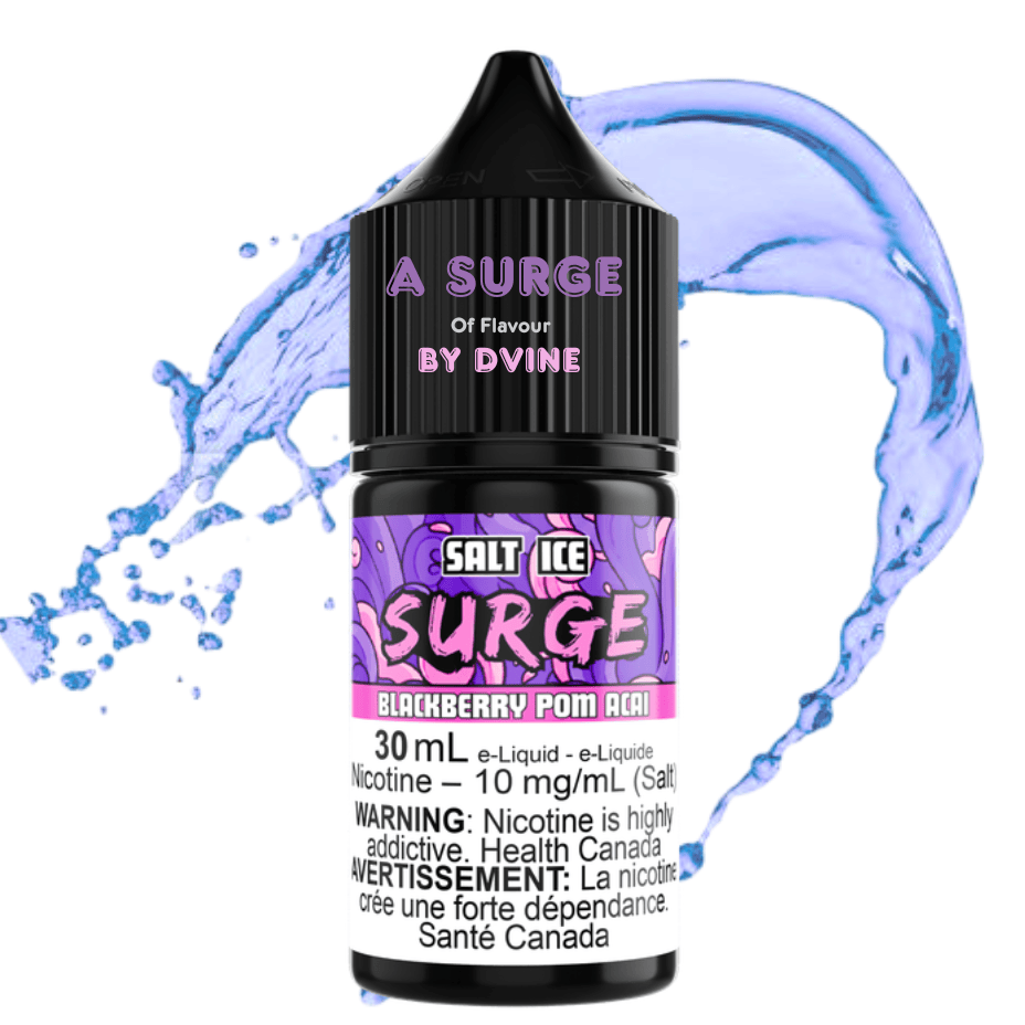 Surge E-Liquid-Blackberry Pom Acai Ice Salt 30ml Airdrie Vape SuperStore and Bong Shop Alberta Canada