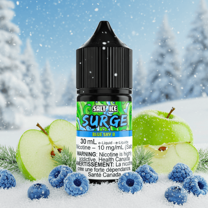 Surge E-Liquid-Blue Sky B Ice Salt 30ml Airdrie Vape SuperStore and Bong Shop Alberta Canada