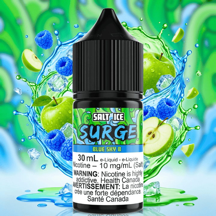 Surge E-Liquid-Blue Sky B Ice Salt 30ml Airdrie Vape SuperStore and Bong Shop Alberta Canada