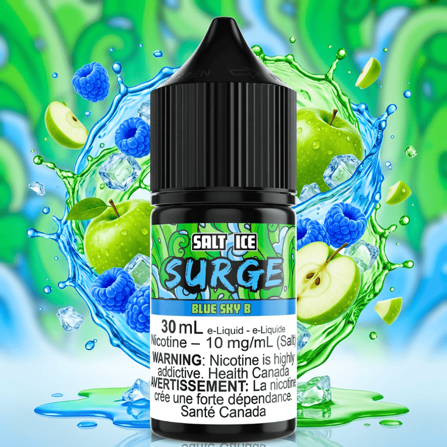 Surge E-Liquid-Blue Sky B Ice Salt 30ml Airdrie Vape SuperStore and Bong Shop Alberta Canada