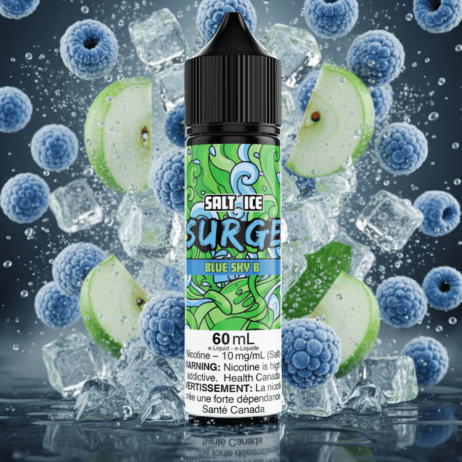 Surge E-Liquid-Blue Sky B Ice Salt 60ml 20mg Airdrie Vape SuperStore and Bong Shop Alberta Canada