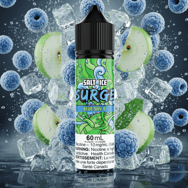 Surge E-Liquid-Blue Sky B Ice Salt 60ml 20mg Airdrie Vape SuperStore and Bong Shop Alberta Canada