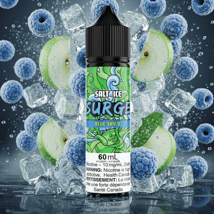 Surge E-Liquid-Blue Sky B Ice Salt 60ml 20mg Airdrie Vape SuperStore and Bong Shop Alberta Canada