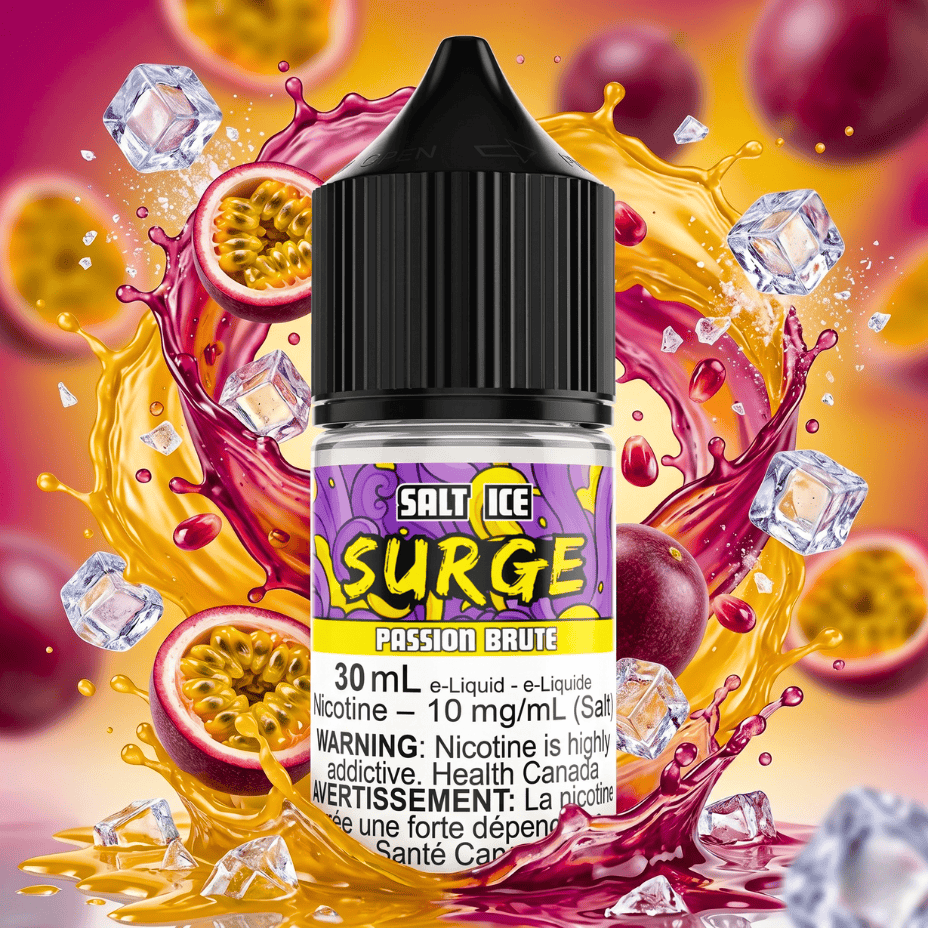 Surge E-Liquid-Passion Brute Ice Salt 30ml Airdrie Vape SuperStore and Bong Shop Alberta Canada