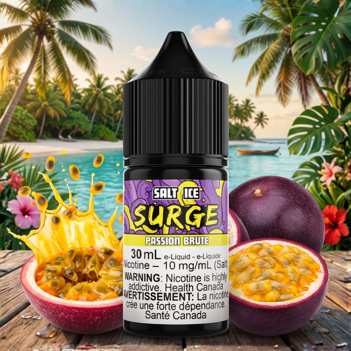 Surge E-Liquid-Passion Brute Ice Salt 30ml Airdrie Vape SuperStore and Bong Shop Alberta Canada
