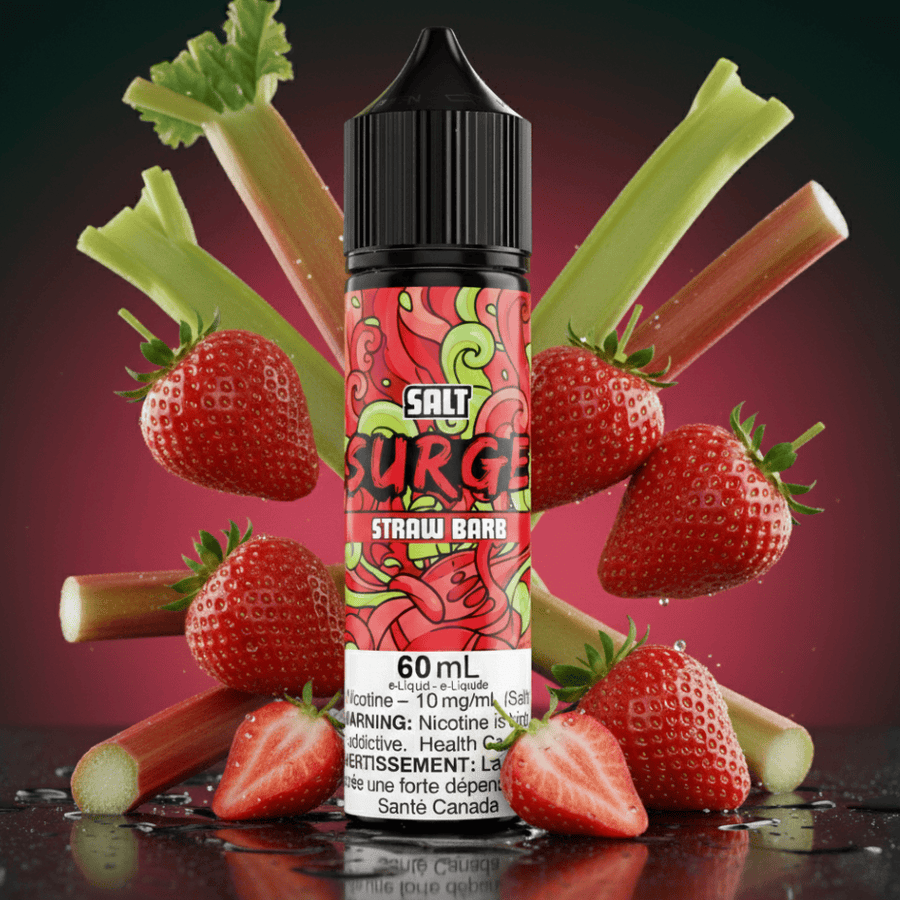 Surge E-Liquid-Straw Barb Salt 60ml 20mg Airdrie Vape SuperStore and Bong Shop Alberta Canada