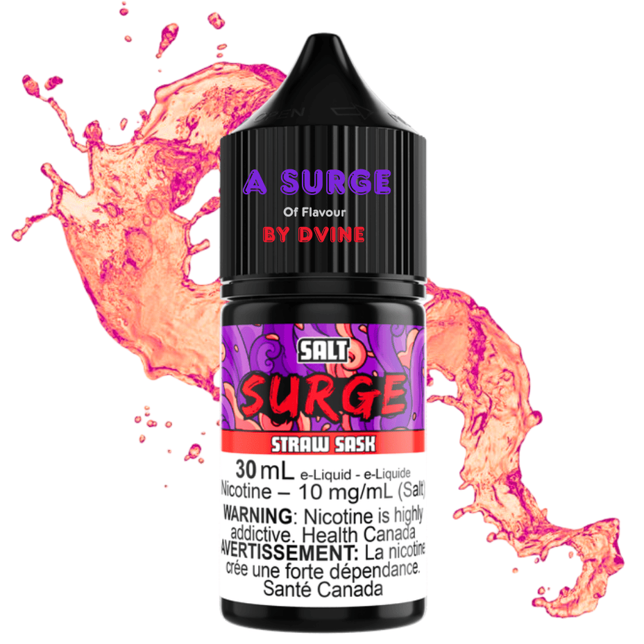 Surge E-Liquid-Straw Sask Salt 30ml Airdrie Vape SuperStore and Bong Shop Alberta Canada