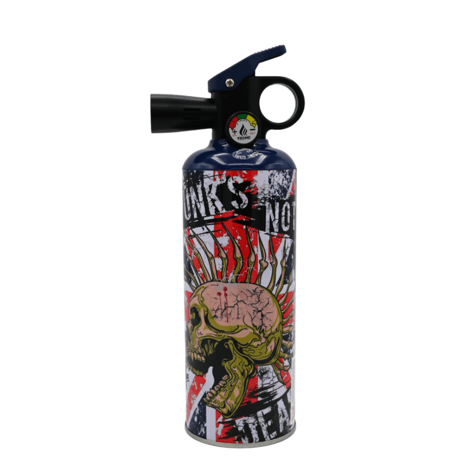 Techno Fire Extinguisher Lighter Torch Angry Skull Airdrie Vape SuperStore and Bong Shop Alberta Canada