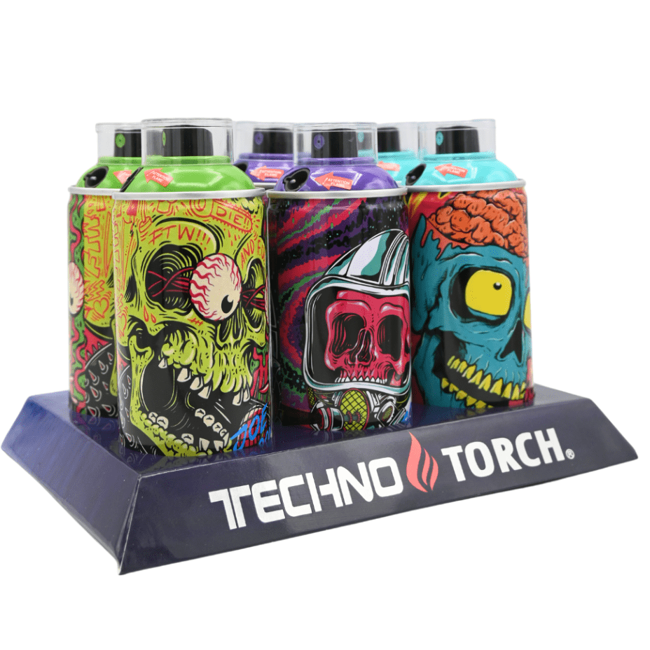 Techno Spray Can Butane Torch Lighter Airdrie Vape SuperStore and Bong Shop Alberta Canada