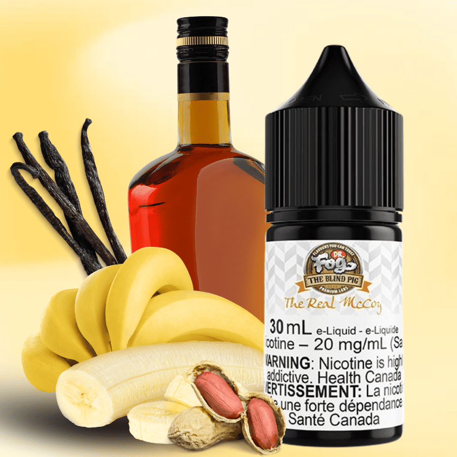 The Real McCoy Salt by Premium Labs E-Liquid 20mg / 30mL Airdrie Vape SuperStore and Bong Shop Alberta Canada
